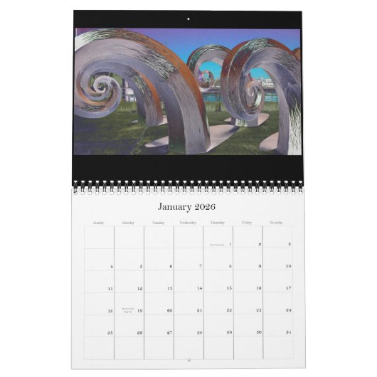 Calendrier Une année des images (Jan 2026)