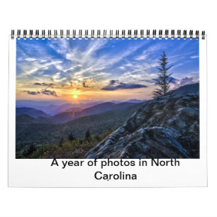 Calendrier Une année des images de la Caroline du Nord