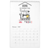 Calendrier Une année d'inspiration à coudre (Feb 2027)