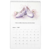 Calendrier Une année d'inspiration ballet (Mar 2027)