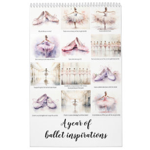 Calendrier Une année d'inspiration ballet