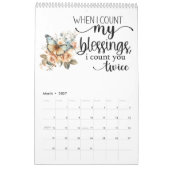 Calendrier Une année d'inspiration familiale (Mar 2027)