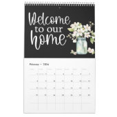 Calendrier Une année d'inspiration familiale (Feb 2026)