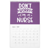 Calendrier Une année d'inspiration infirmière (Mar 2027)