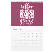 Calendrier Une année d'inspiration infirmière (Feb 2027)