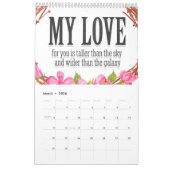 Calendrier Une année d'inspiration parentale (Mar 2026)