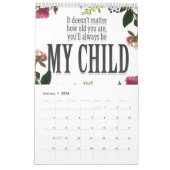 Calendrier Une année d'inspiration parentale (Jan 2026)