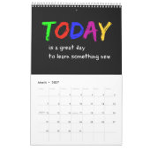 Calendrier Une année d'inspiration pour les enseignants (Mar 2027)