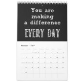 Calendrier Une année d'inspiration pour les enseignants (Feb 2027)