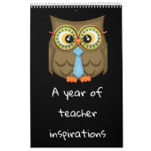 Calendrier Une année d'inspiration pour les enseignants (Protection)