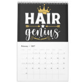 Calendrier Une année d'inspiration styliste cheveux (Feb 2027)