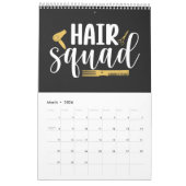 Calendrier Une année d'inspiration styliste cheveux (Mar 2026)