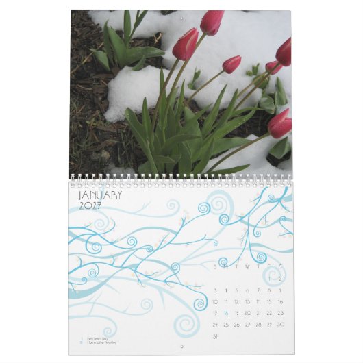 CALENDRIER : UNE ANNÉE PENDANT LA VIE (Jan 2027)