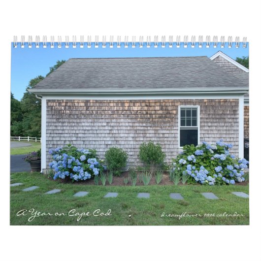 Calendrier Une année sur Cape Cod : dreamflower 2025 (Protection)