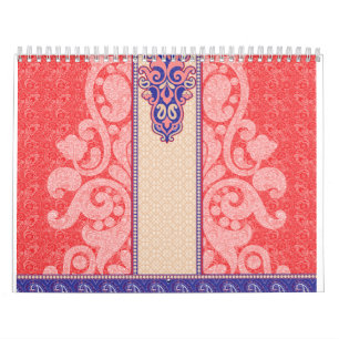 Calendrier une carte au coeur rouge