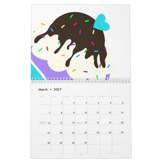 Calendrier Une coupe pleine de douceur (Mar 2027)