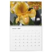 Calendrier Une émeute des orchidées (Jan 2027)