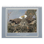 Calendrier Une famille d'aigle (Protection)