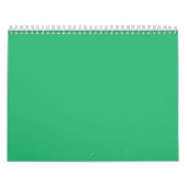 Calendrier Une feuille verte vif avec des veines proéminentes (Protection)