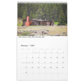 Calendrier Une page 12 mois Calendrier, choses anciennes et a (Feb 2027)