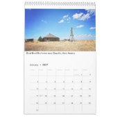 Calendrier Une page 12 mois Calendrier, choses anciennes et a (Jan 2027)