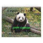Calendrier Une passion pour des pandas ! , 2009 classent, (Protection)