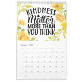 Calendrier Une pensée positive uniquement (Jan 2027)