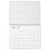 Calendrier Une surface entièrement blanche et sans fonctionna (Feb 2027)