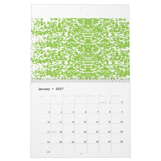 Calendrier Une table en bois marron contient une bouteille en (Jan 2027)