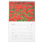Calendrier une touche de rouge pour 2025 (Jan 2027)