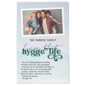 Calendrier Une vie hybride | Illustrations d'aquarelle (Protection)