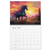 Calendrier Unicorn Dreams enchanté (Jan 2027)
