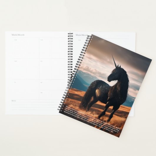 Calendrier Unicorne (Devant avec enveloppe)