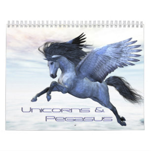 Calendrier Unicornes et Pegasus