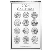 Calendrier Unique couleur Mandala Gnome (Protection)