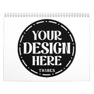 Calendrier Unique, élégant, propre et audacieux