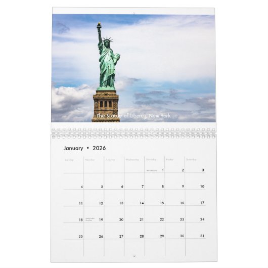 CALENDRIER USA (Jan 2026)