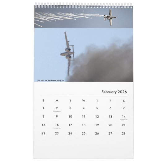 Calendrier USAF 2023 (Feb 2026)