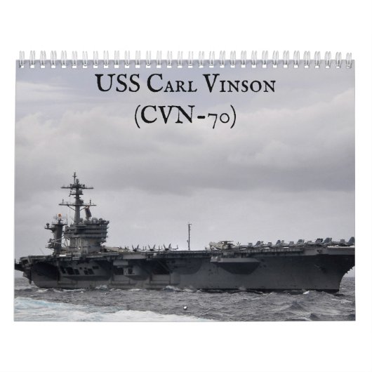 Calendrier USS Carl Vinson (CVN 70) (Protection)