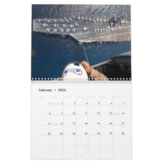 Calendrier USS Dwight Eisenhower (Feb 2026)