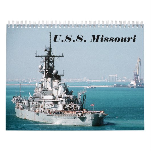 Calendrier USS Missouri (Protection)