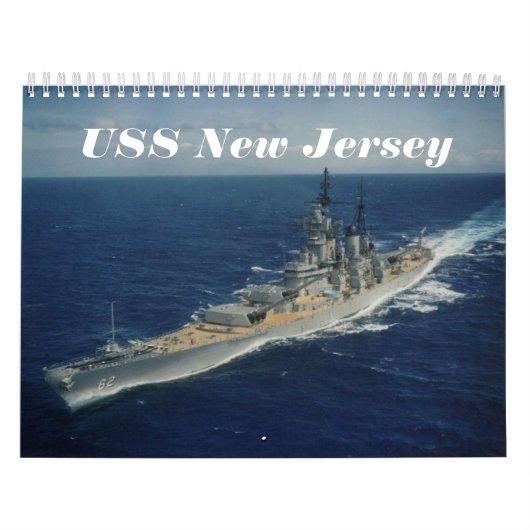 Calendrier USS New Jersey (Protection)
