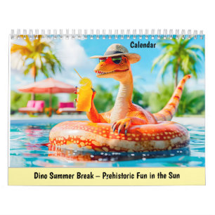 Calendrier Vacances d'été des dinosaures – Plaisir préhistori