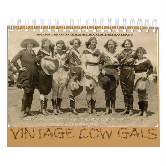 Calendrier "Vache vintage gallons " (Protection)