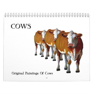 Calendrier VACHES : Art original