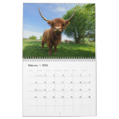 Calendrier Vaches des Highlands 2026 (Feb 2026)