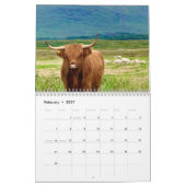 Calendrier Vaches des Highlands 2027 (Feb 2027)