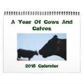 Calendrier Vaches et veaux 2015 (Protection)