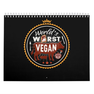 Calendrier Vaches Monde le pire Végan Viande barbecue