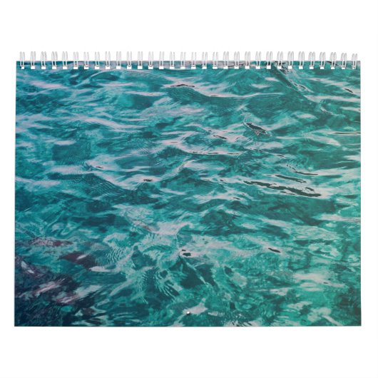 Calendrier Vagues de l'océan émeraude (Protection)